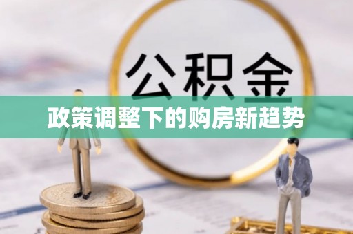 安多政策调整下的购房新趋势