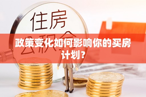 安多政策变化如何影响你的买房计划？