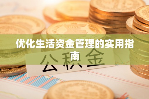 安多优化生活资金管理的实用指南