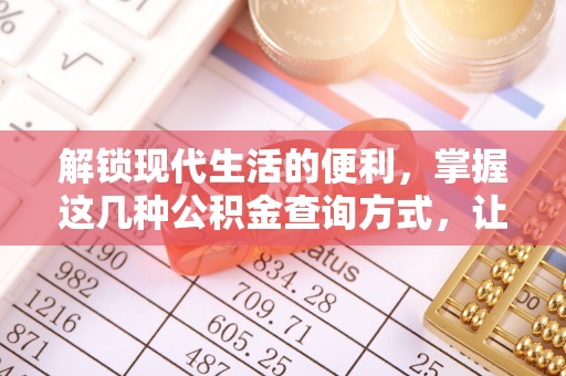 安多解锁现代生活的便利，掌握这几种公积金查询方式，让理财更轻松