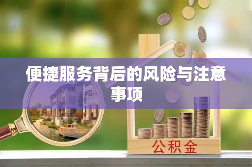 安多便捷服务背后的风险与注意事项